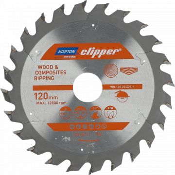 Norton Clipper NORTON PIŁA TARCZOWA 355mm x 30mm x 80z DREWNO I KOMPOZYTY ATB (3,2 / 2,4) N70184608127