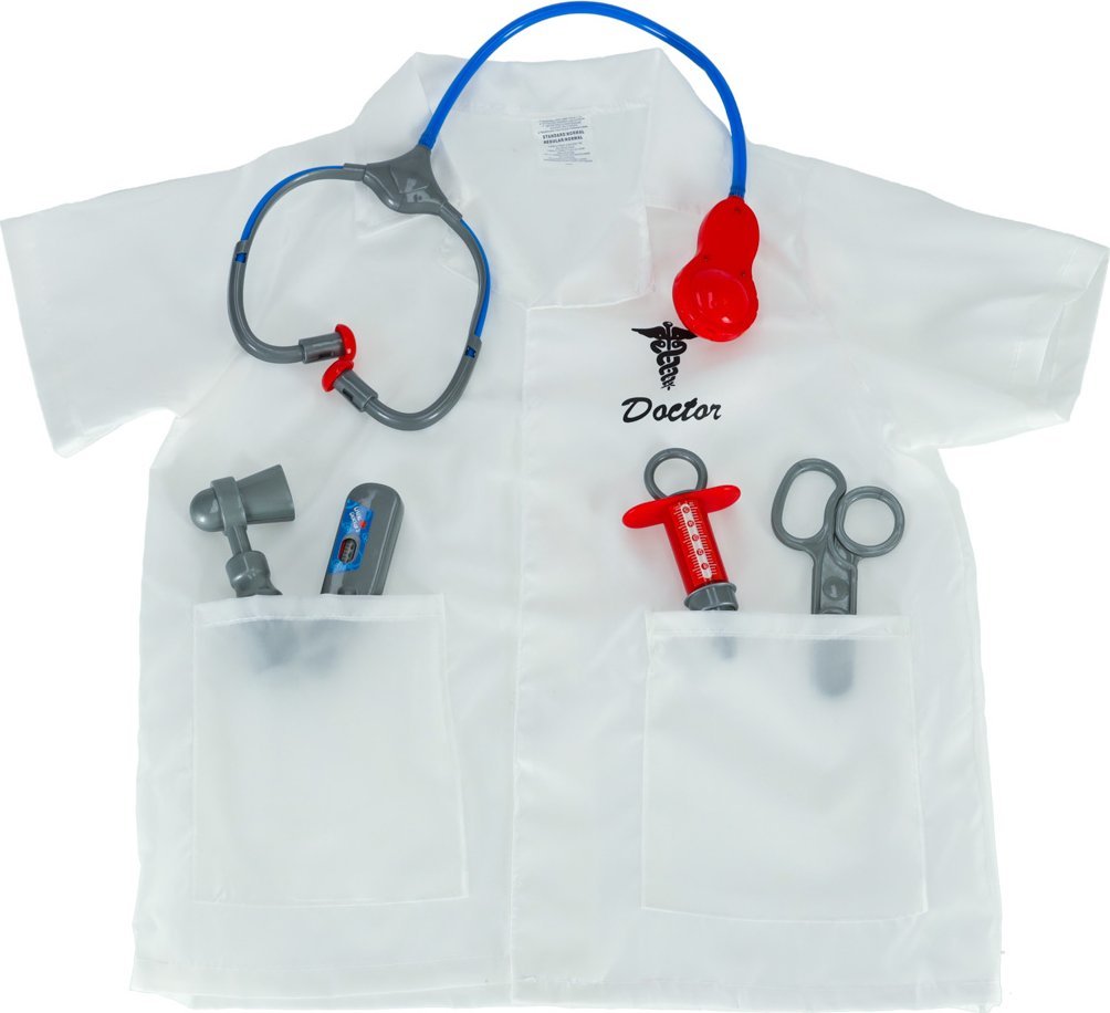 KIK Kostium strój karnawałowy lekarz zestaw 3-8 lat