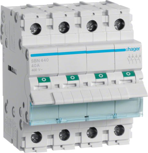 Hager Rozłącznik modułowy 40A 4P (SBN440)