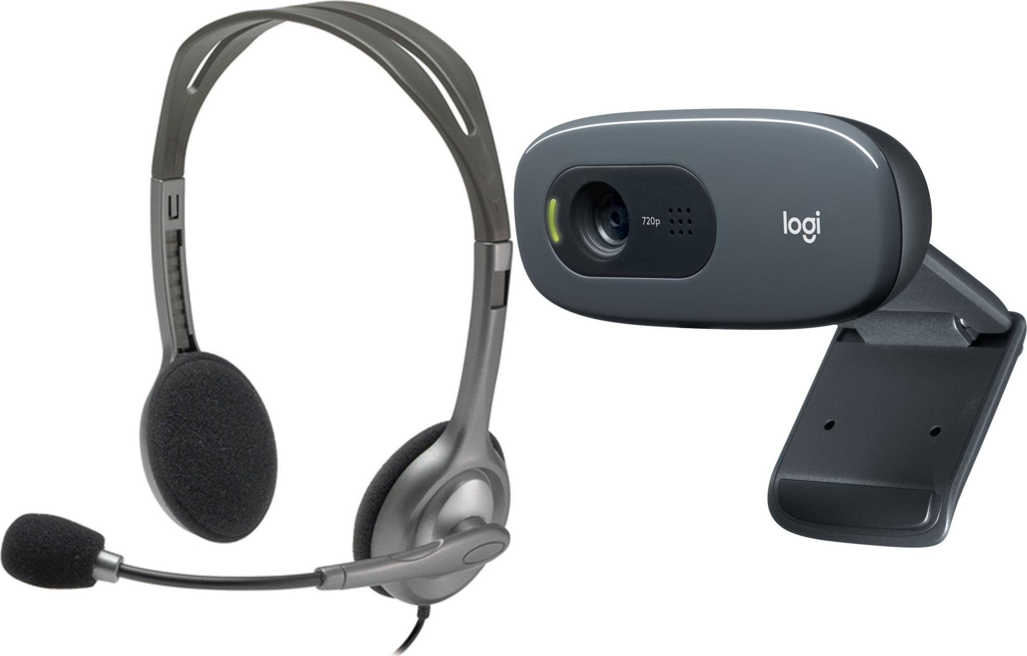 Słuchawki Logitech H111 (981-000593) + C270 (960-001063)