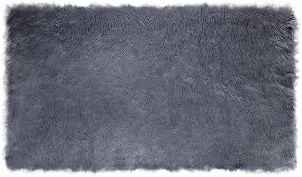 vidaXL Sztuczny dywan owczy antracytowy 100 x 200 cm