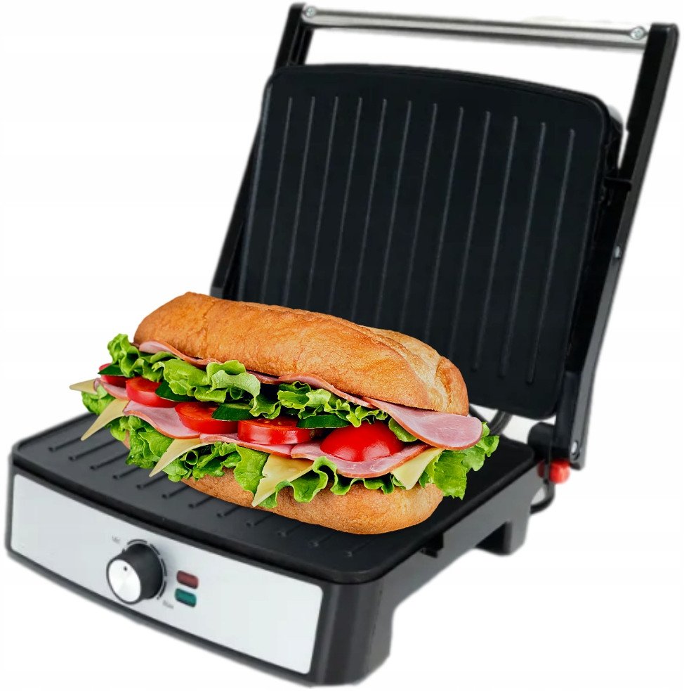 Opiekacz do panini AARON 2200W rozkładany toster girl kontaktowy