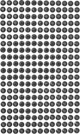 Dalprint Kryształki samoprzylepne DPCRAFT 6mm 260szt. black Dalprint
