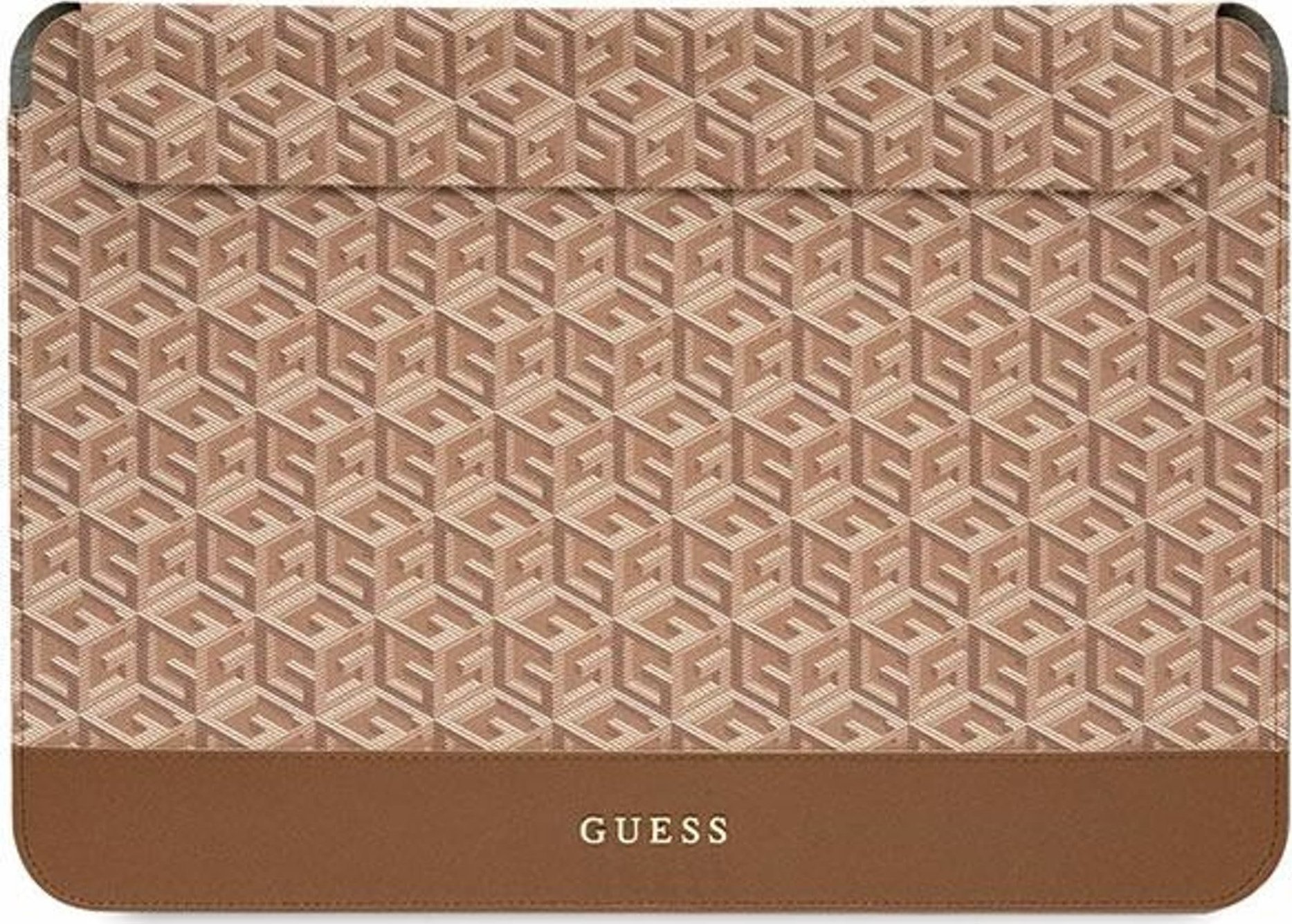 Etui Guess Guess Sleeve GUCS14HGCFSEW 14" brązowy/brown GCube Stripes
