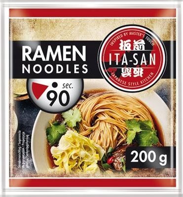 ITA-SAN ITA-SAN Makaron Ramen Japoński Świeży Noodles 90 sekund 200g