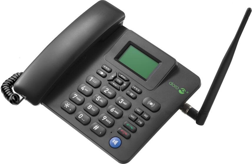 Doro 4100H telefon VoIP Czarny LCD