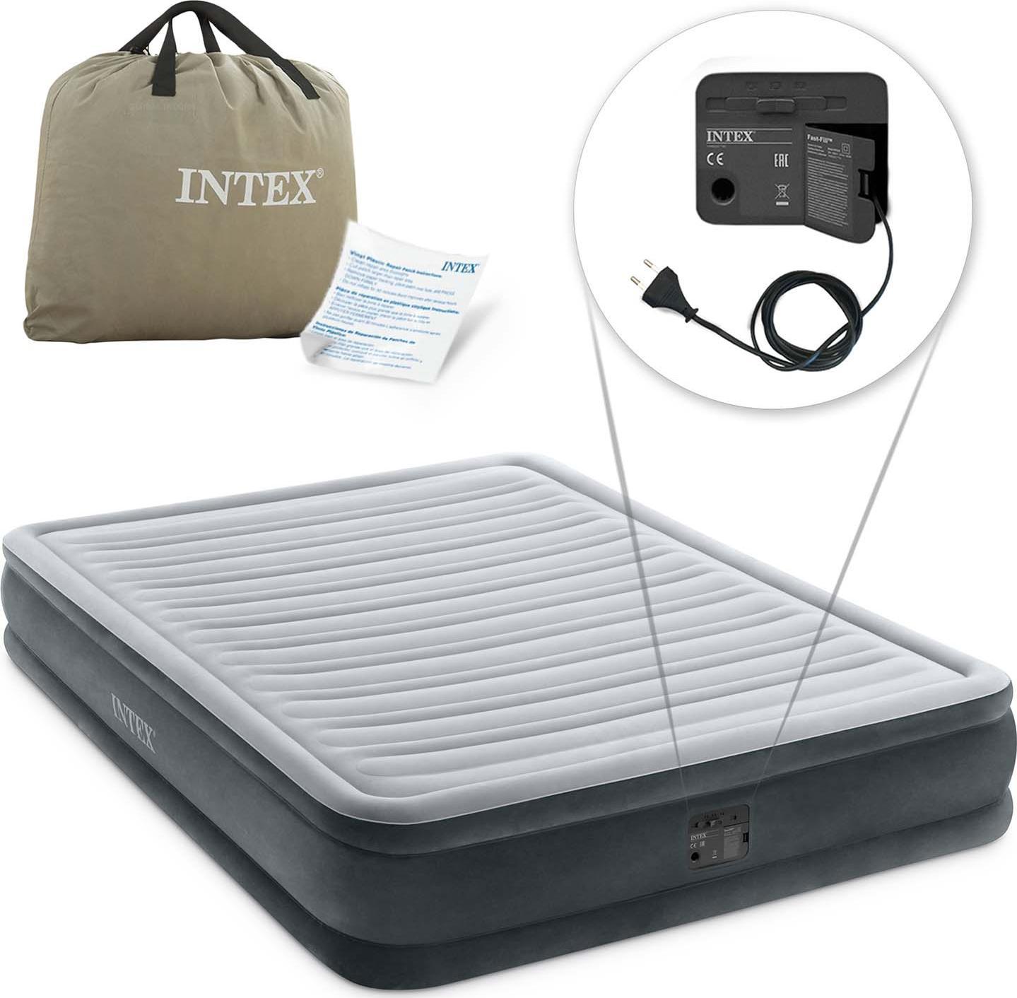 Intex Materac Comfort Plush Queen 203x152x33cm (67770)