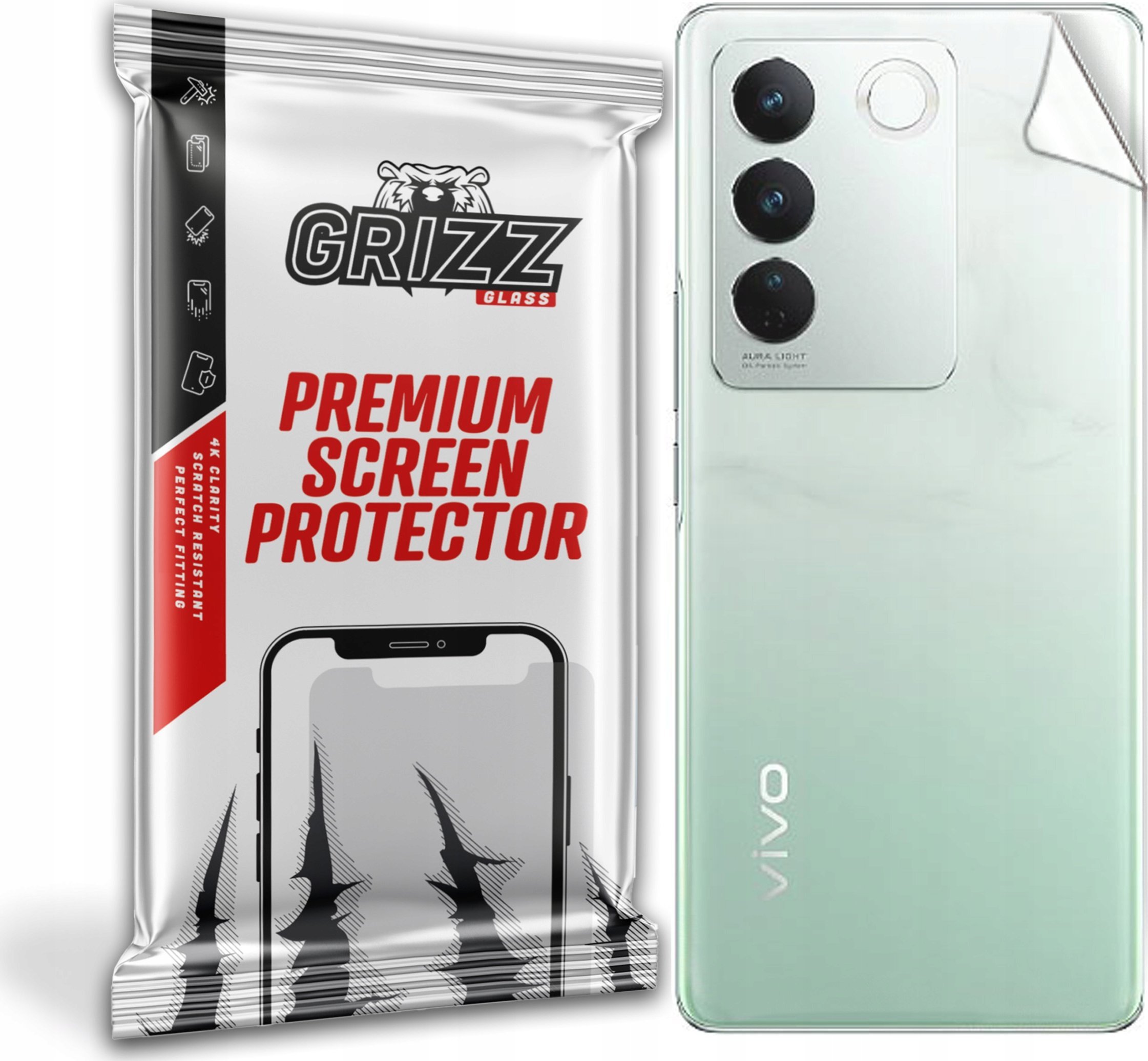 GrizzGlass Folia na tył GrizzGlass SatinSkin do Vivo S16 Pro
