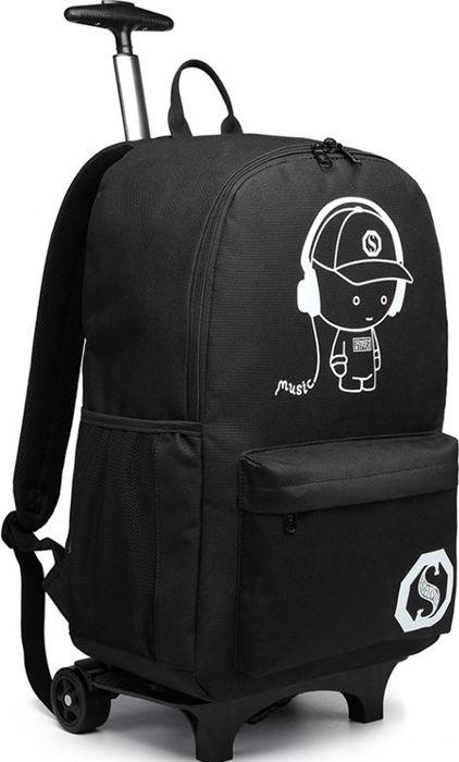 Bag Street Plecak szkolny Cody czarny