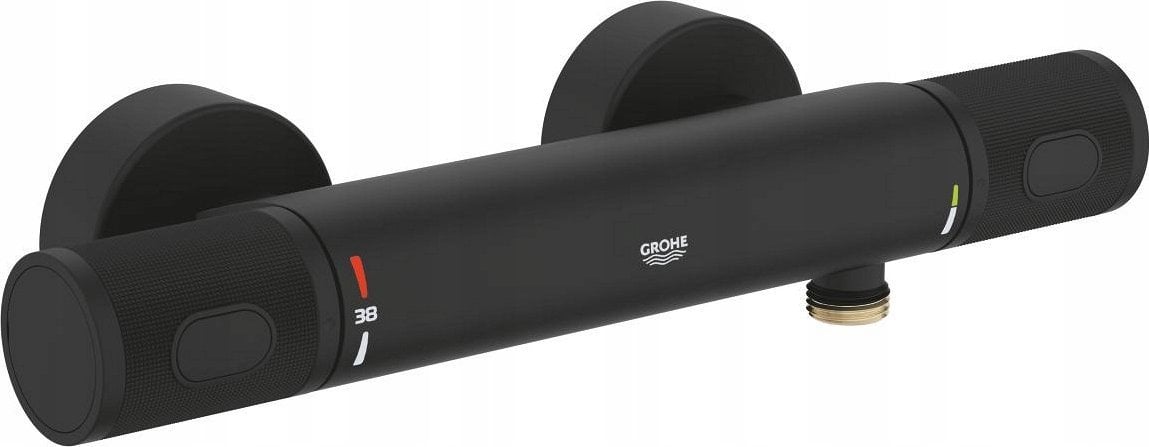 Bateria prysznicowa Grohe Grohe bateria prysznicowa z termostatem DN 15 Grohtherm 1000 Performance czarny 34827KF0