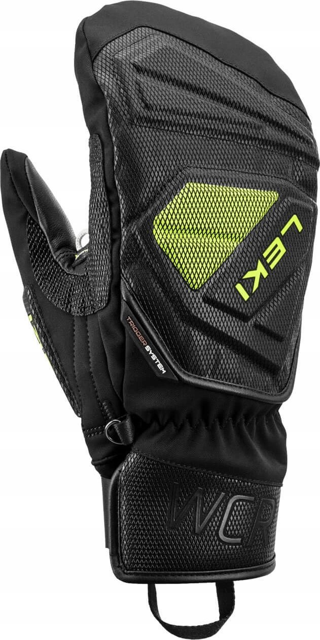 Leki RĘKAWICE WCR C-Tech 3D Mitt black-lemon 8.0
