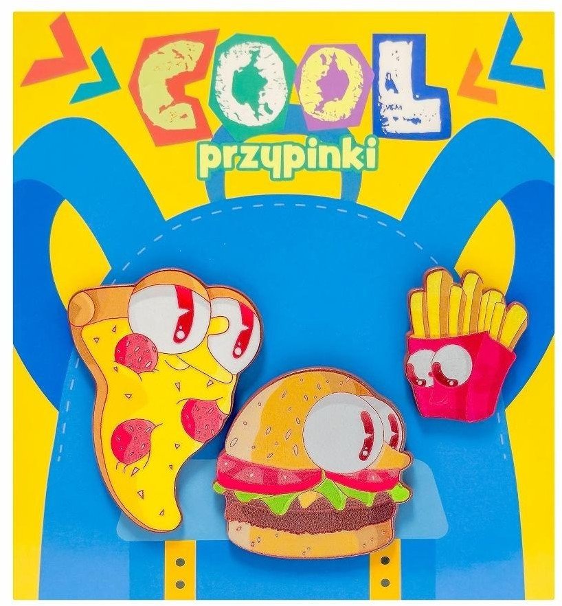 Przypinka cool. Frytki