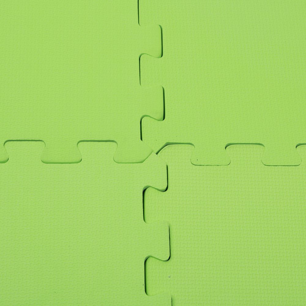 inSPORTline Mata ochronna EVA 124 cm x 124 cm x 1.2 cm zielona