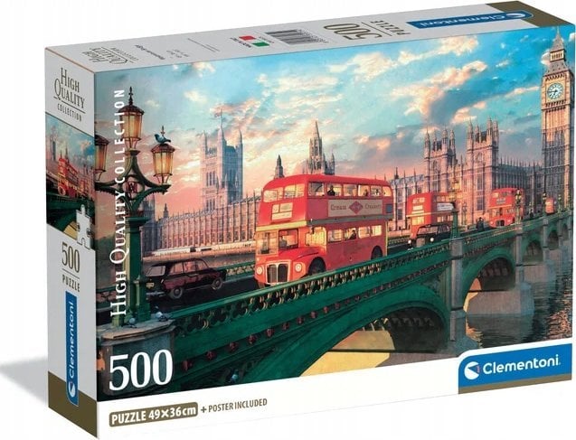 Clementoni Puzzle Compact Westminster Bridge 500 elementów (35575)