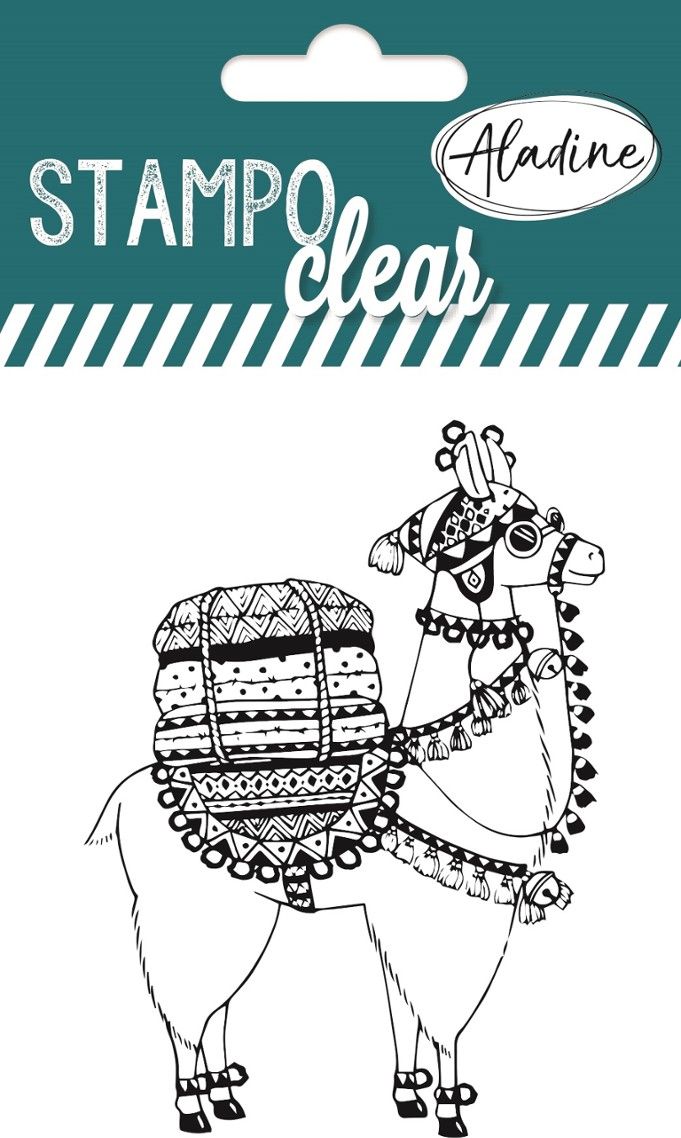 Aladine Stempel silikonowy Lama