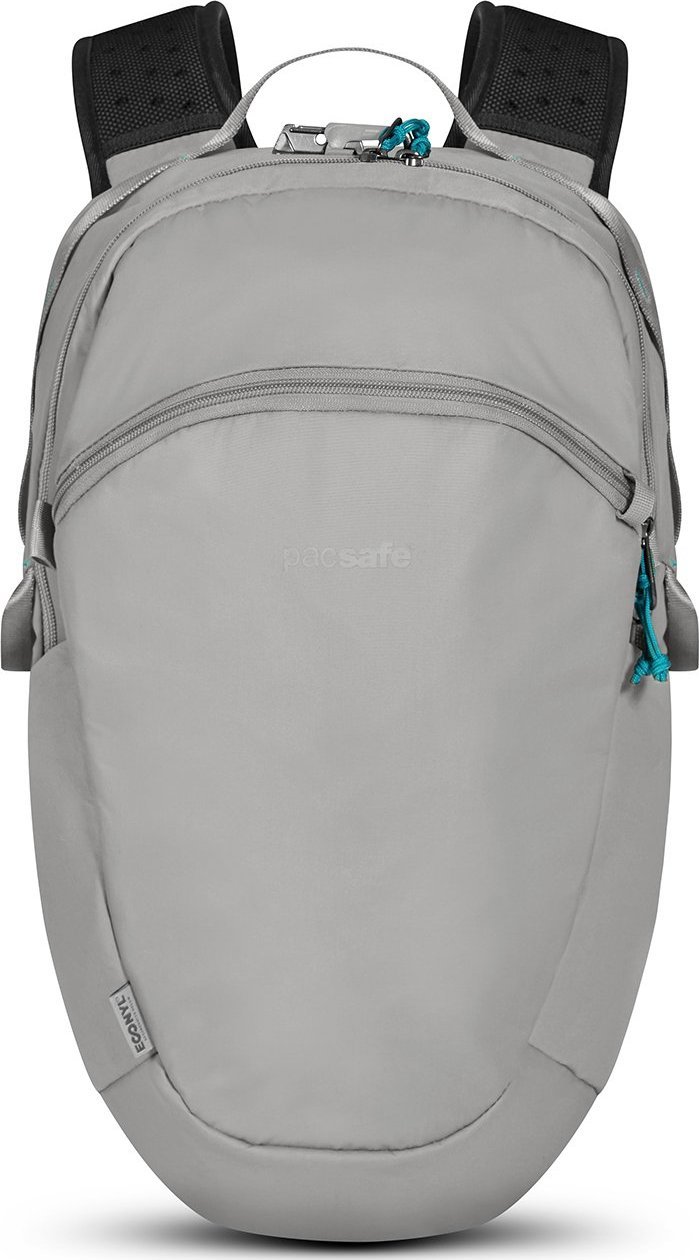 Pacsafe Plecak miejski antykradzieżowy 18l Pacsafe ECO - szary, z econylu