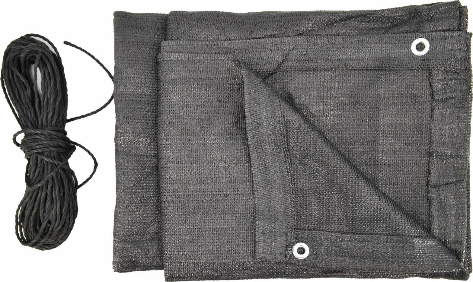 AWTools AWTOOLS OSŁONA BALKONOWA 1*5m 180g Z OCZKAMI UV SZARA AW67190