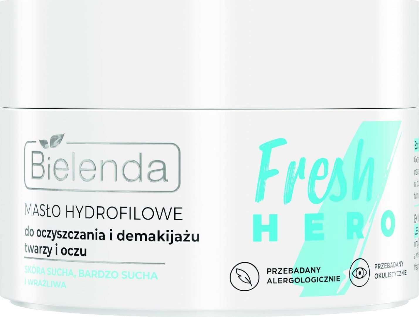 BIELENDA Fresh Hero Masło hydrofilowe do oczyszczania i demakijażu twarzy i oczu 40g