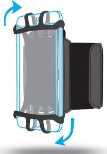 Mobilis Mobilis ARM BAND 4-6IN . pokrowiec na telefon komórkowy 15,2 cm (6") Etui na ramię Czarny