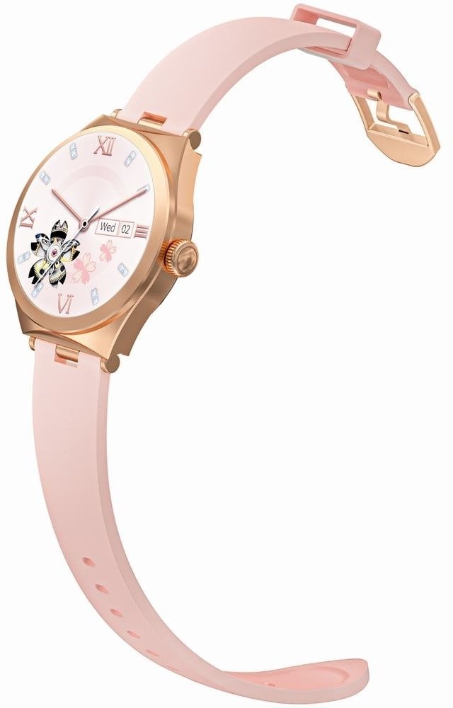 Smartwatch Gravity Smartwatch Różowe Złoto Różowy GT25-2