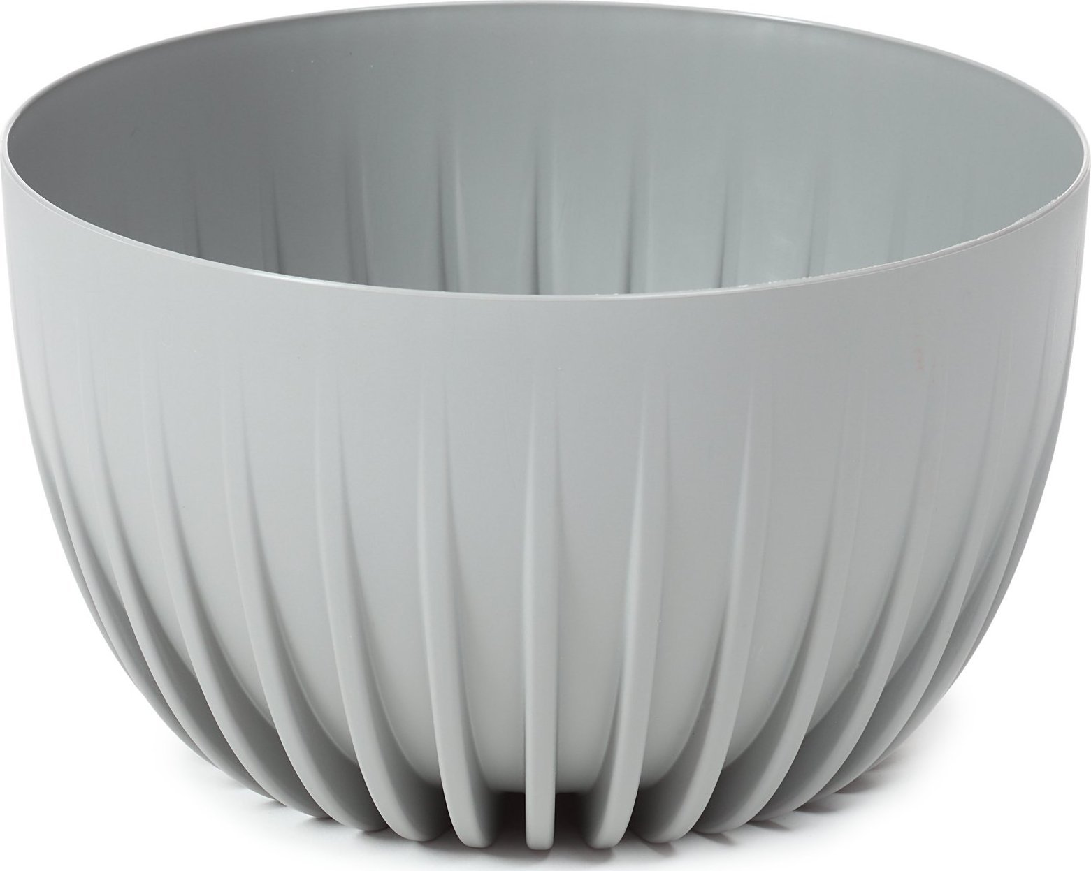 Lamela Doniczka okrągła, misa MIRA LA909-27, Kolor Szary, Lamela, Wymiary 23.6x14 cm