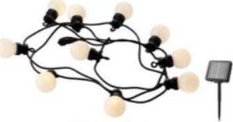 Sirius Home 69611, Light decoration chain, Black, 100 lamp(s), LED, Solar, 30 cm