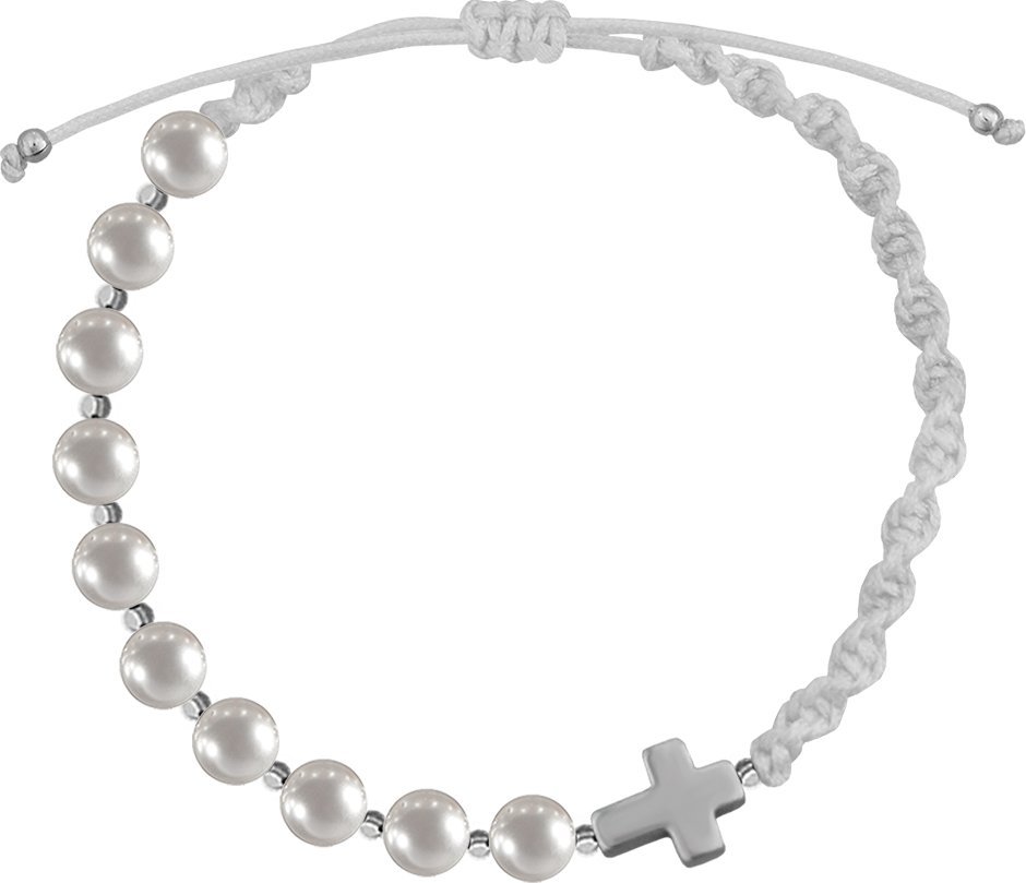 Radziszewska Jewellery Bransoletka Różaniec srebro I Komunia Święta