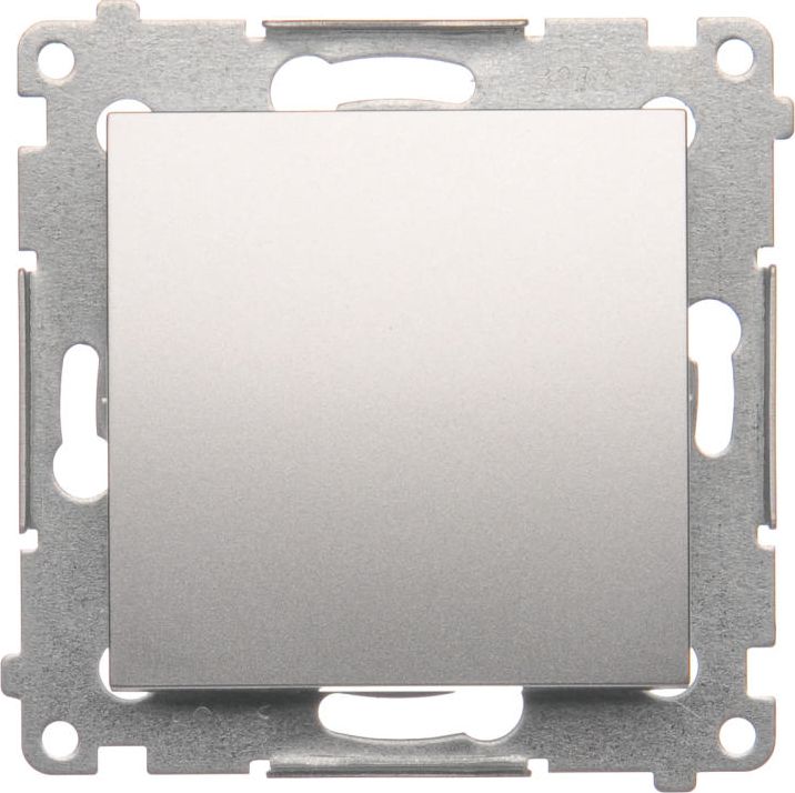 Kontakt-Simon Przycisk pojedynczy Simon 54 rozwierny 10AX 250V srebrny mat (DPR1.01/43)