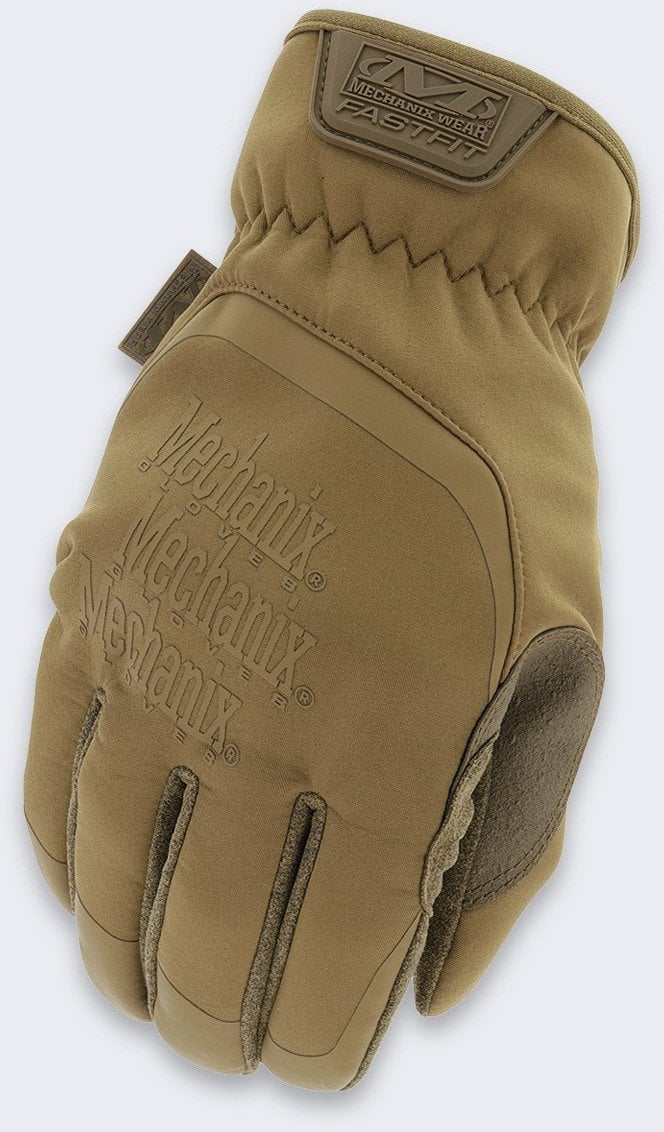 Taktinės žieminės pirštinės Mechanix ColdWork FastFit Coyote, dydis M