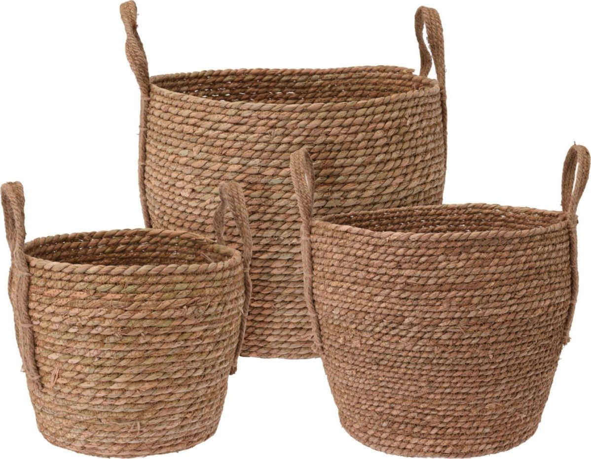Lumarko Kosz z rączkami 38x38x33cm z trawy morskiej!