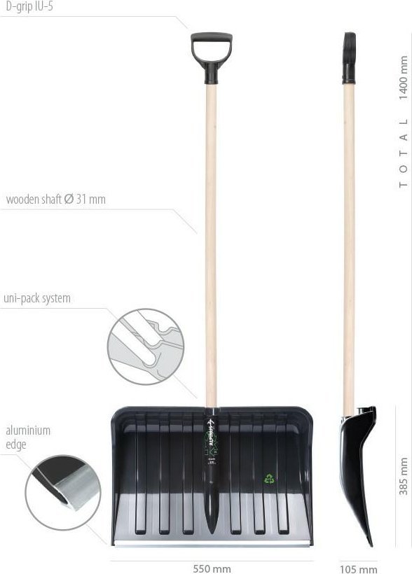 PP.SNOW SHADE ALPINUS ECO ALUM STRIP.