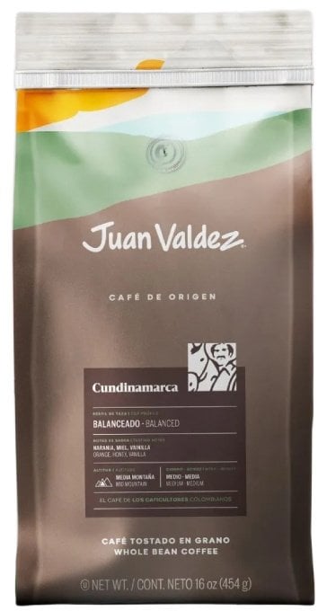 Kawa ziarnista Juan Valdez Kawa ziarnista Cundinamarca 454g