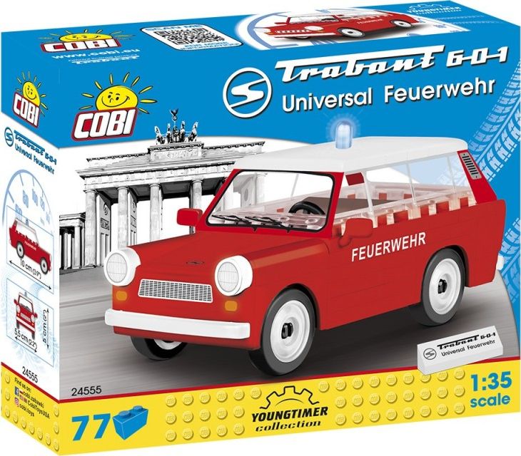 Cobi Klocki Youngtimer Collection Trabant 601 Universal Feuerwehr (24555)