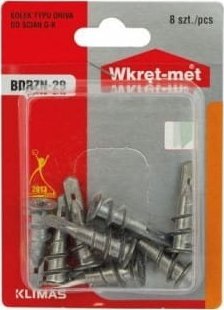 Wkręt-met Kołki metalowe driva do płyt G-K 8szt 4-4,5x30mm