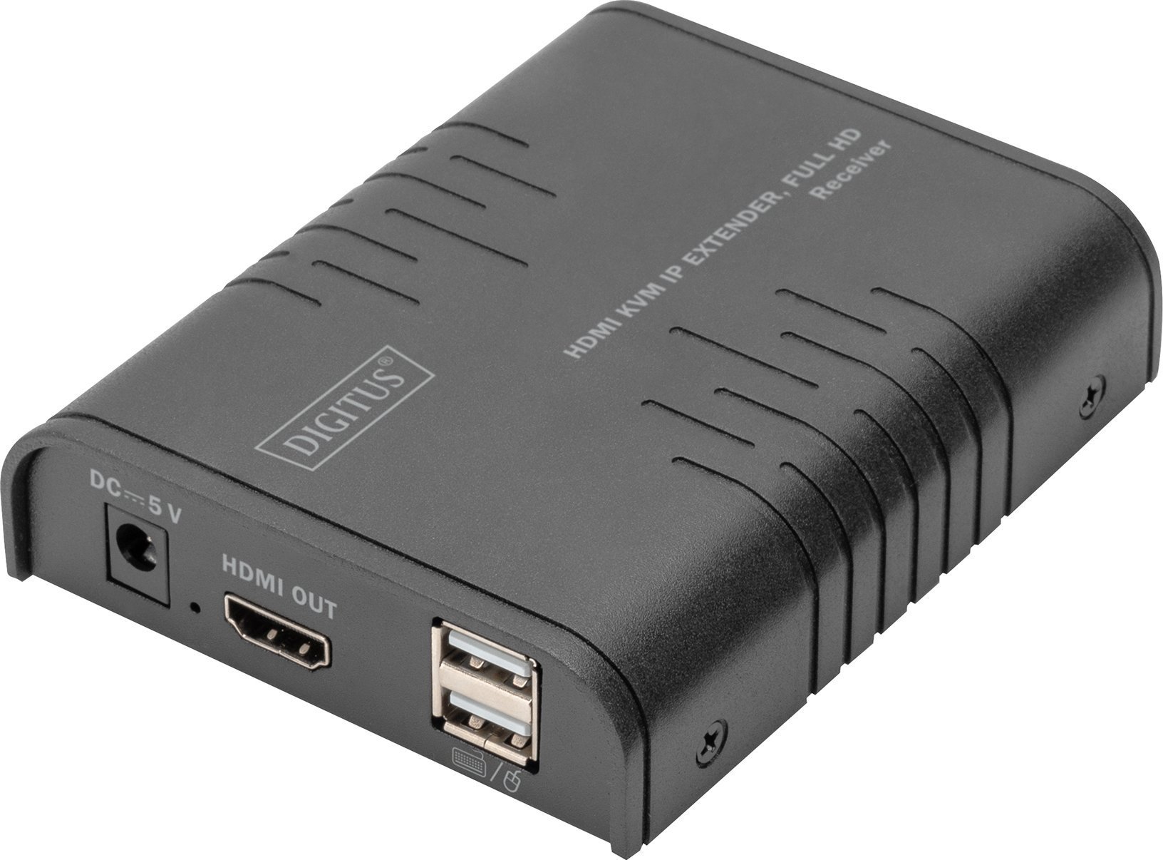 Przełącznik Digitus DIGITUS HDMI KVM IP Extender Receiver, Full HD 1,2m Kabel