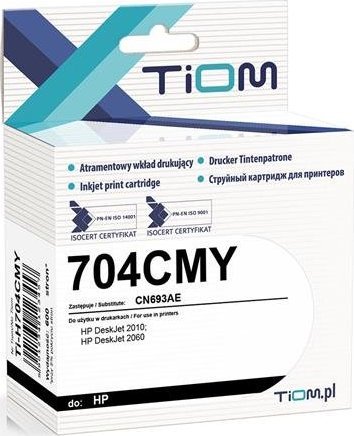 Tusz Tiom Tusz Tiom do HP 704CMY | CN693AE | 7ml | color