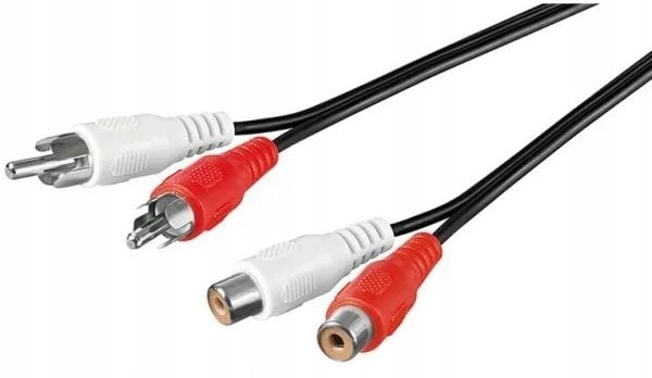 PremiumCord PREMIUMCORD Kabel przedłużający audio 2x Cinch - 2x Cinch (RCA, M/F) 15m