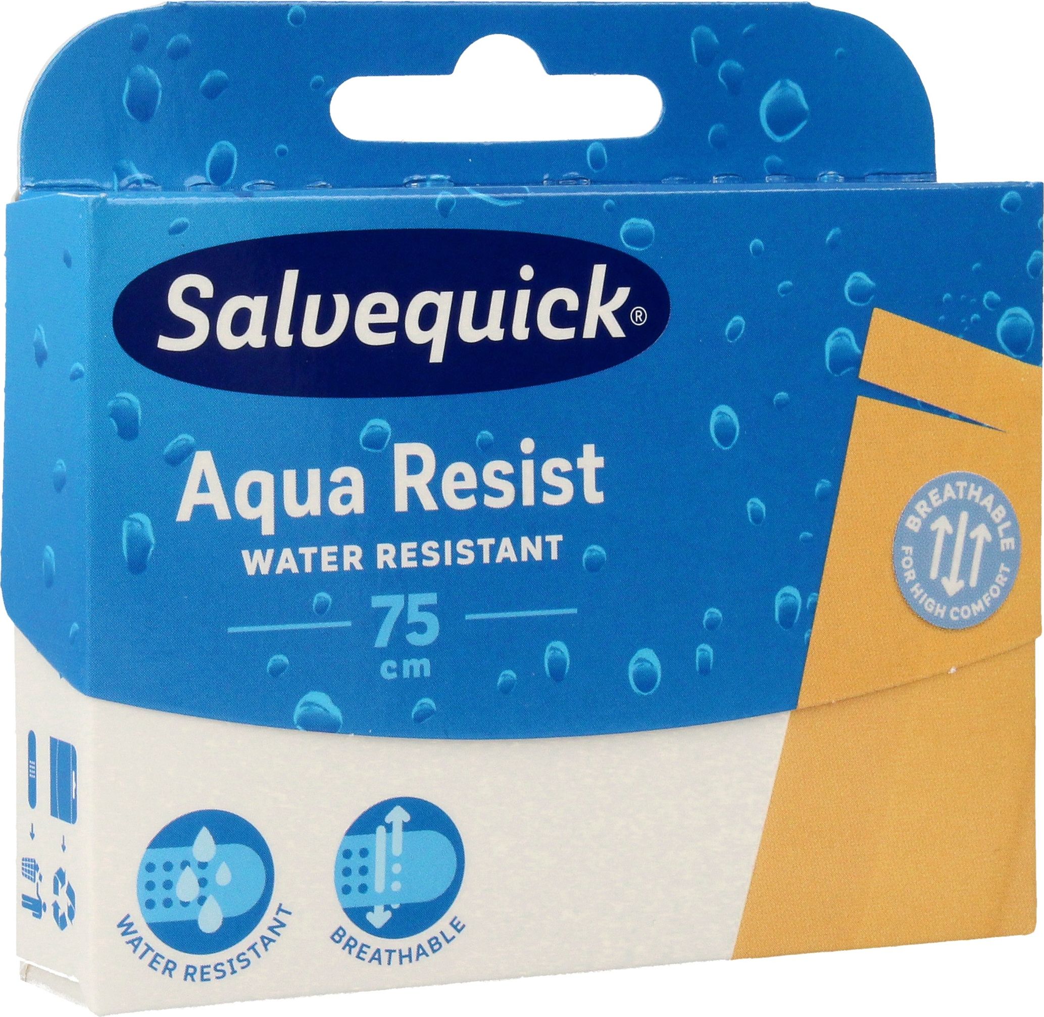 Salvequick Plastry Aqua Resist do cięcia 75cm 1szt