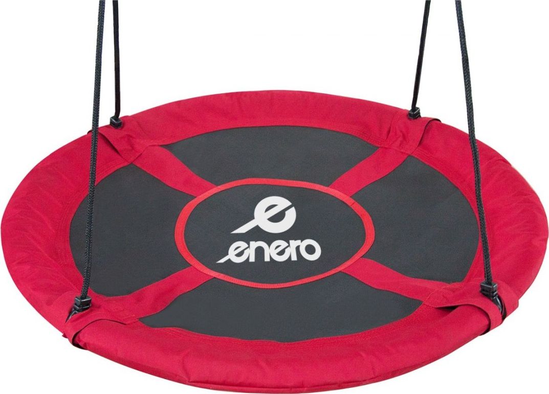 Huśtawka Enero Huśtawka ogrodowa bocianie gniazdo XXL 95cm czerwona