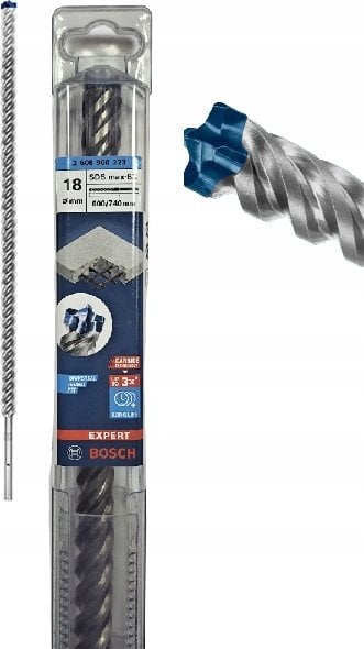 Wiertło Bosch WIERTLO SDS MAX FI 18,00 600/740MM HM Z-4 8X EXPERT