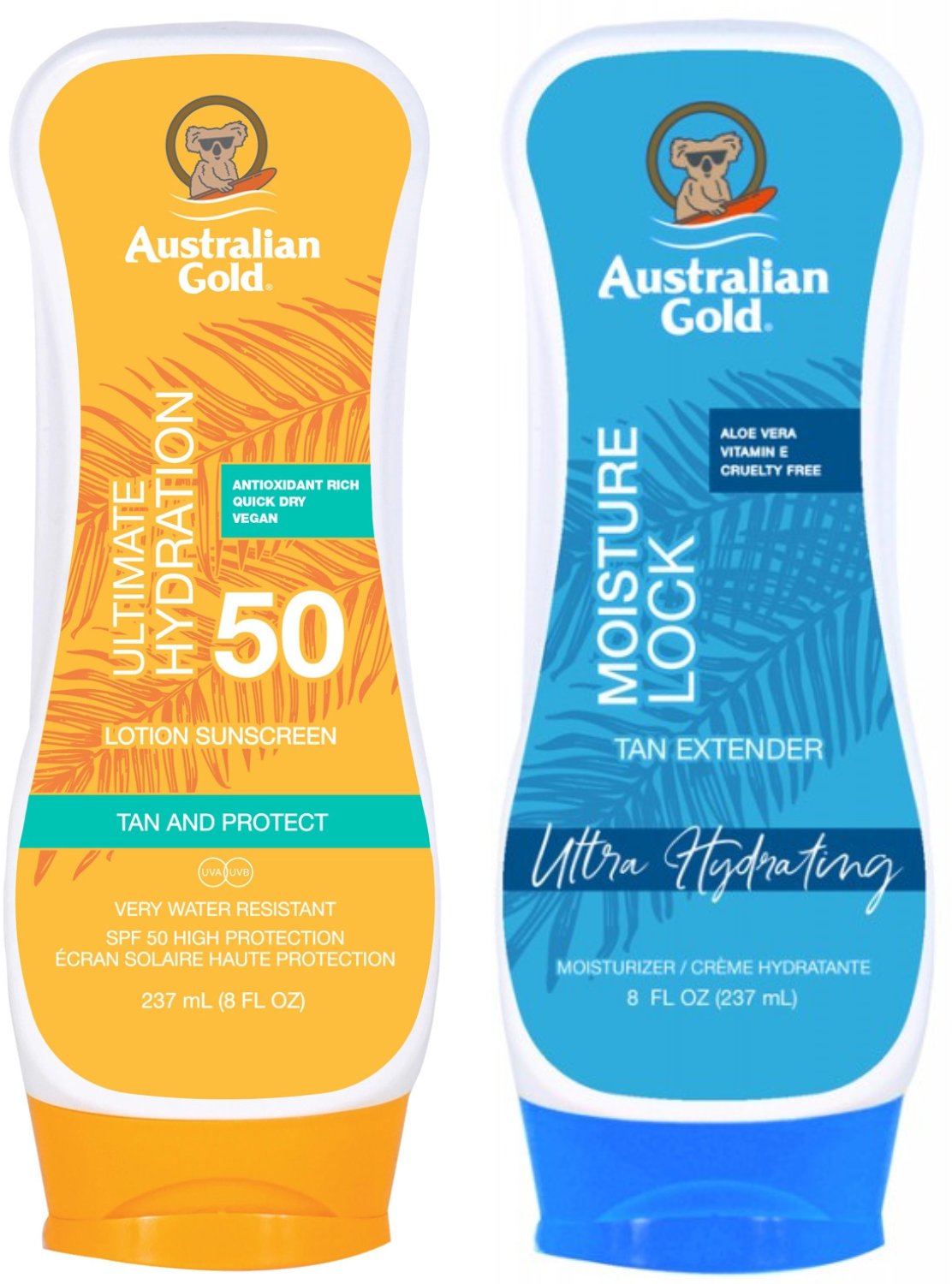 Australian Gold SPF50 Krem Przeciwsłoneczny + Moisture Lock 237ml