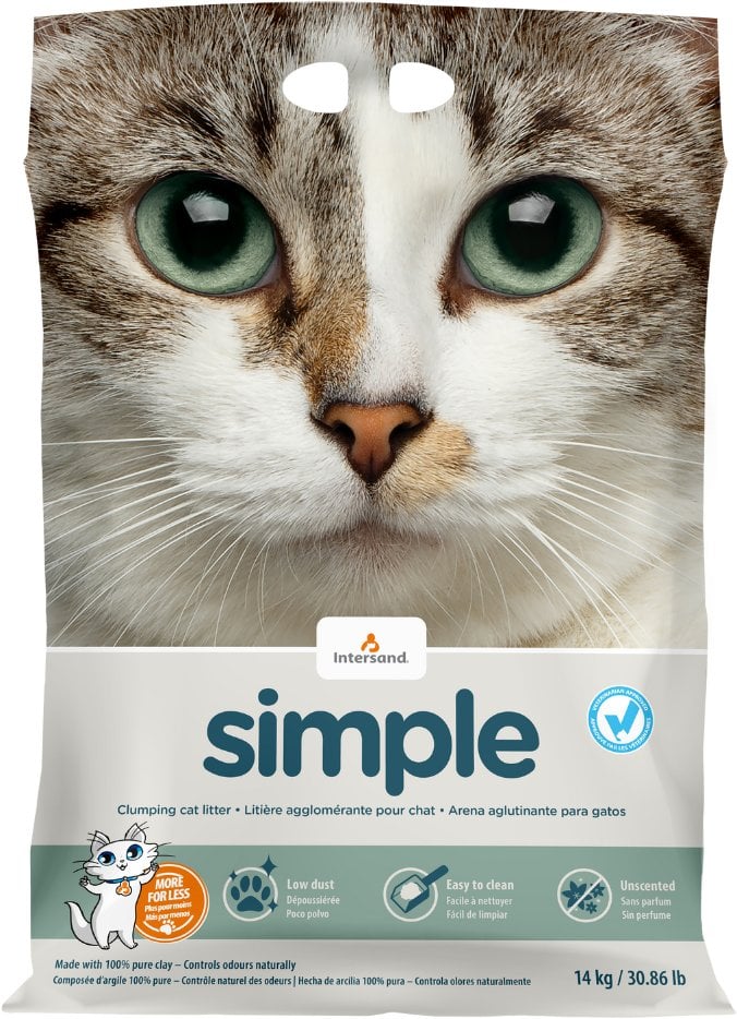 Żwirek dla kota Natura Amica Intersand simple catlitter 14kg fragance free