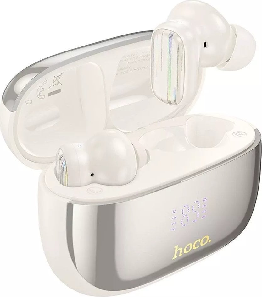 Hoco EQ20 Bezprzewodowe Słuchawki Bluetooth TWS ANC + ENC - Białe