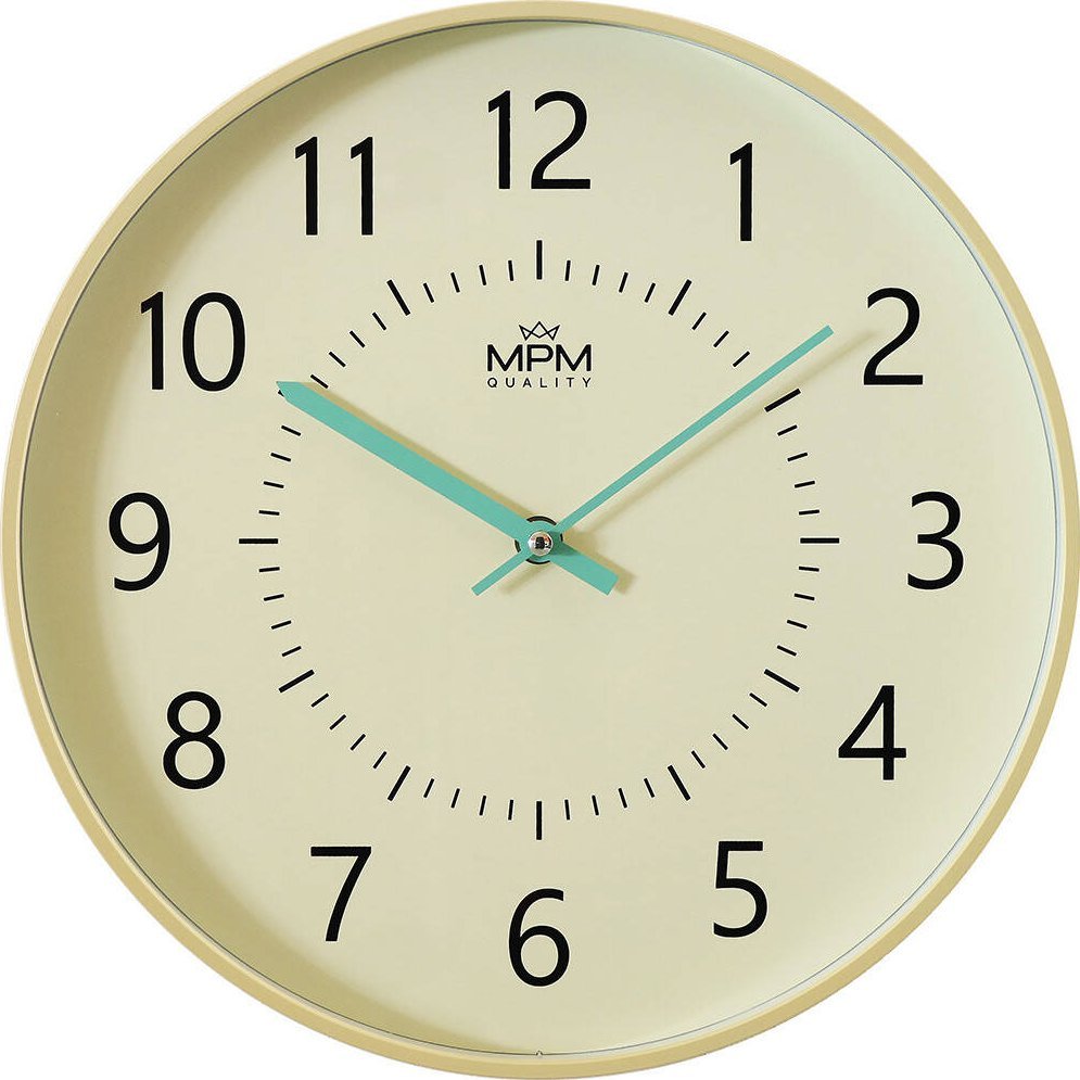 MPM Zegar ścienny MPM E01.4428.01 31 cm czytelny cichy