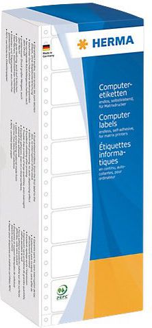 Herma Etykiety do kodów kreskowych, białe 101.6 x 73.8 mm 2000 Szt.