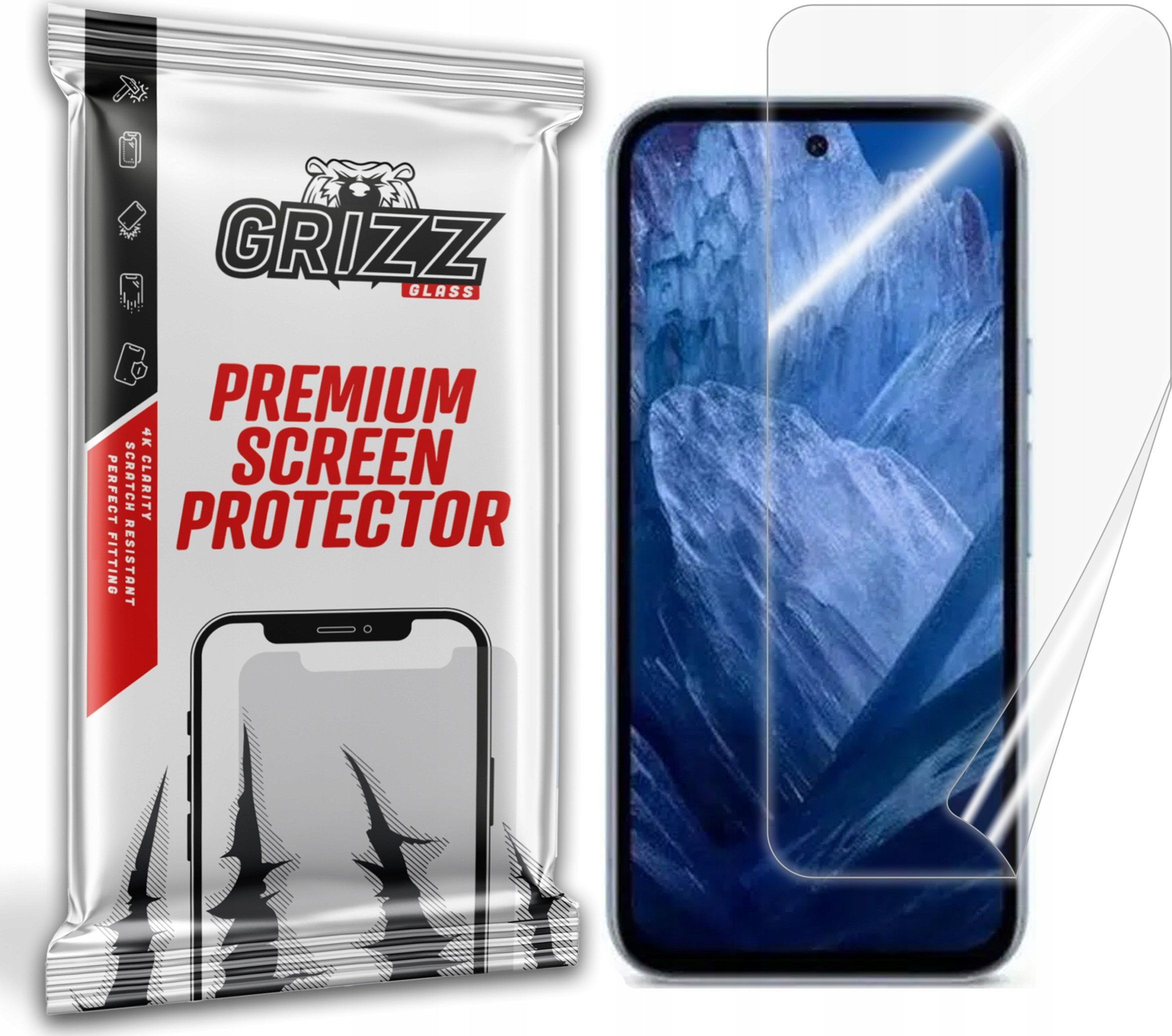 GrizzGlass Folia ceramiczna GrizzGlass CeramicFilm do Google Pixel 8a