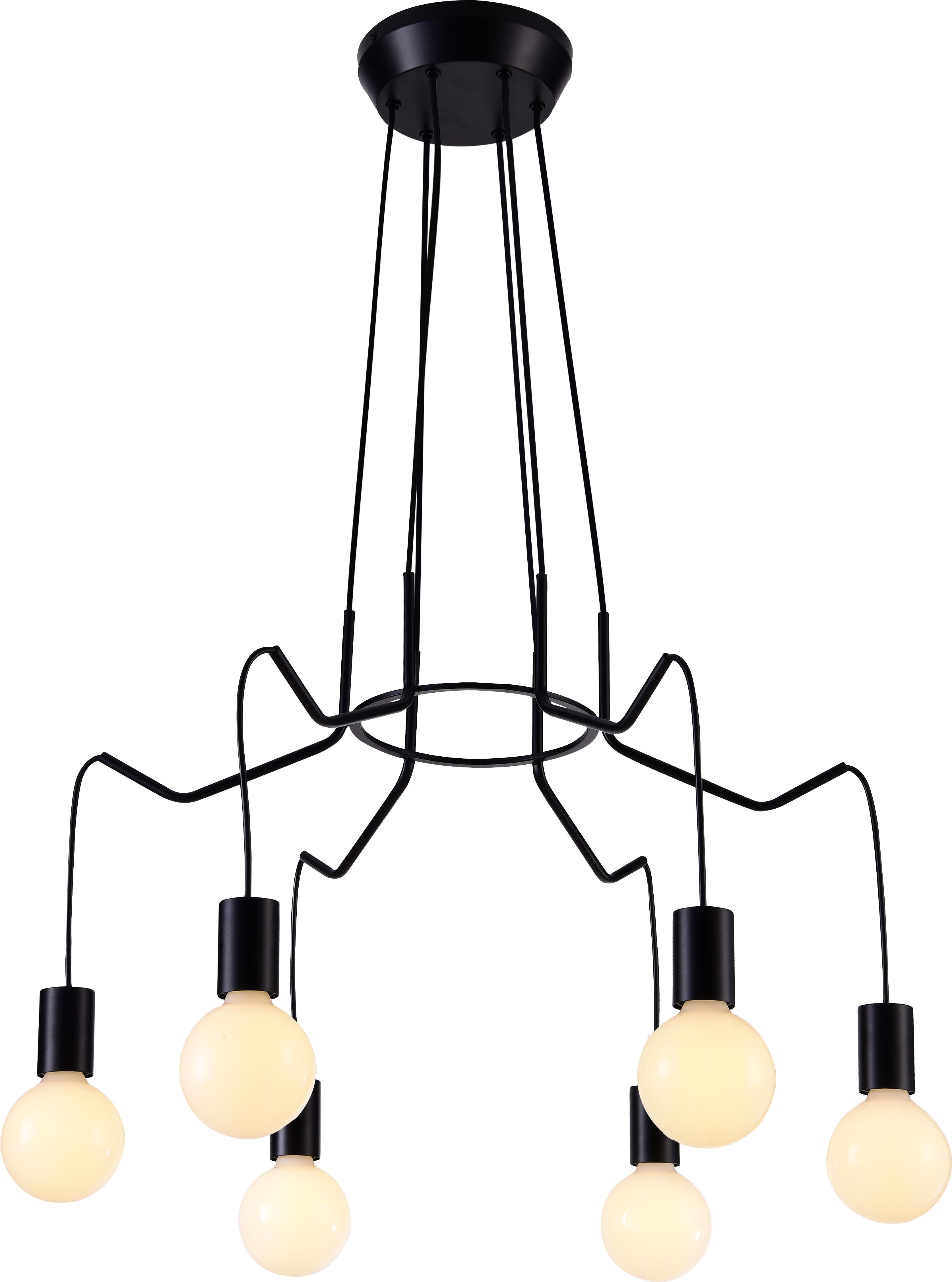 Lampa wisząca Candellux BASSO industrial minimalistyczna czarny (36-71033)