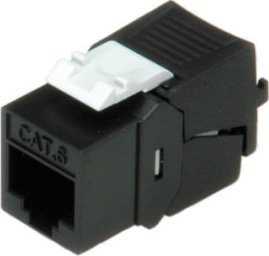 Triton ROLINE Cat.6 (Class E) Keystone, nieekranowany, beznarzędziowy, czarny