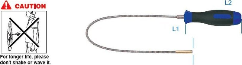 King Tony KING TONY UCHWYT GIĘTKI MAGNETYCZNY 300mm