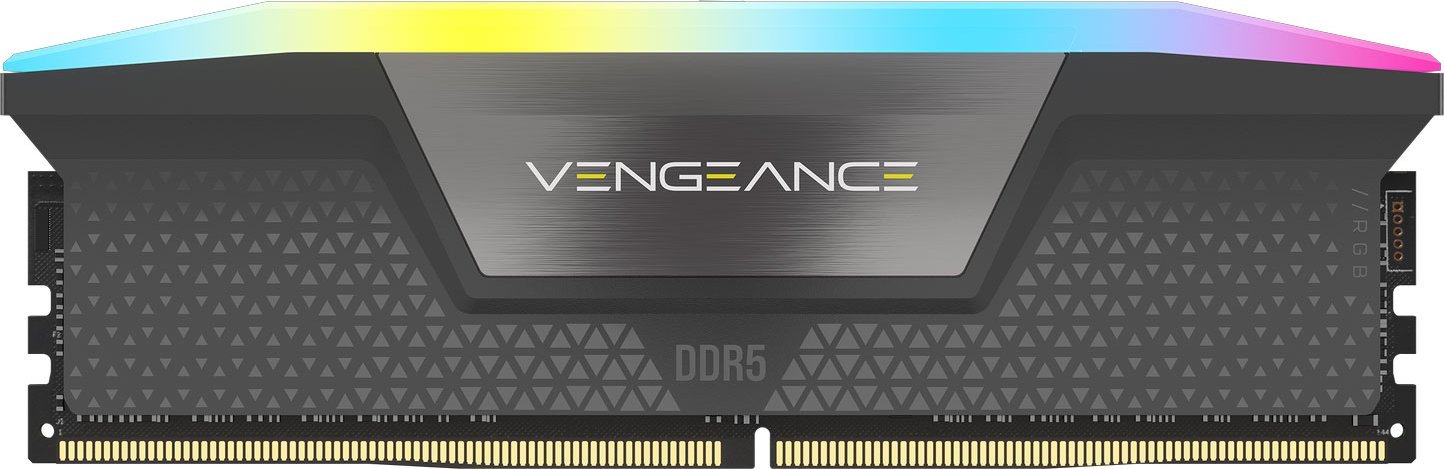 Pamięć Corsair Vengeance RGB, DDR5, 16 GB, 5200MHz, CL40 (CMH16GX5M1B5200Z40)